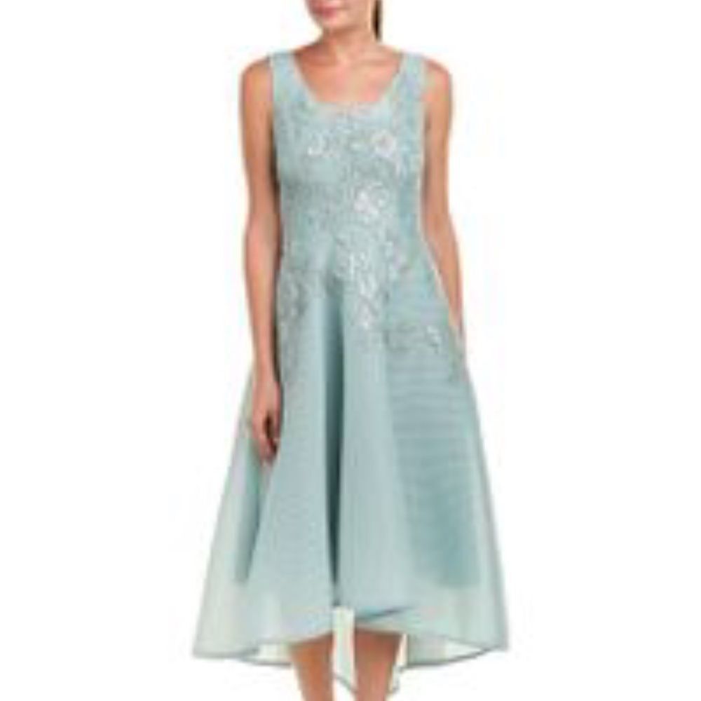 NEW Teri Jon Rickie Freeman Mint A-Line Dress 2